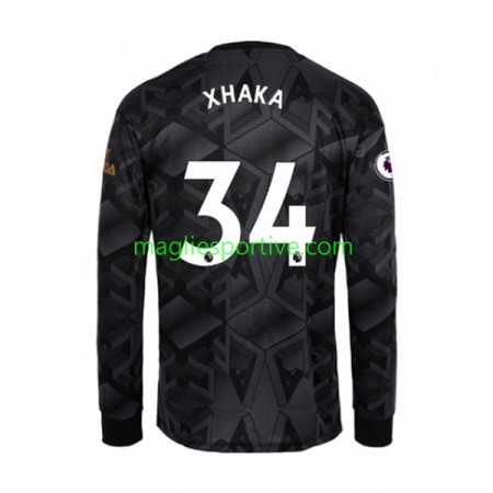 Completo Calcio Arsenal Granit Xhaka 34 Divisa Trasferta 2022-2023 ML